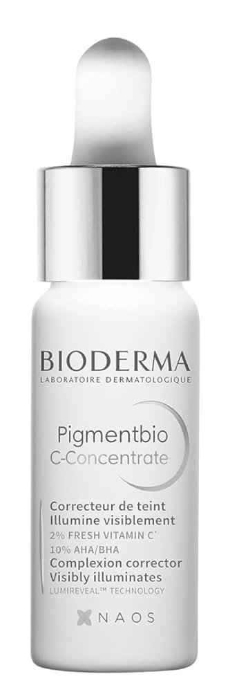 Bioderma Pigmentbio C-Concentrate - Intense Complexion Correction Vitamin C Serum - Skin Radiance & Skin Brightening - Face Concentrate to Reduce Hyperpigmentation and Appearance of Dark Spots