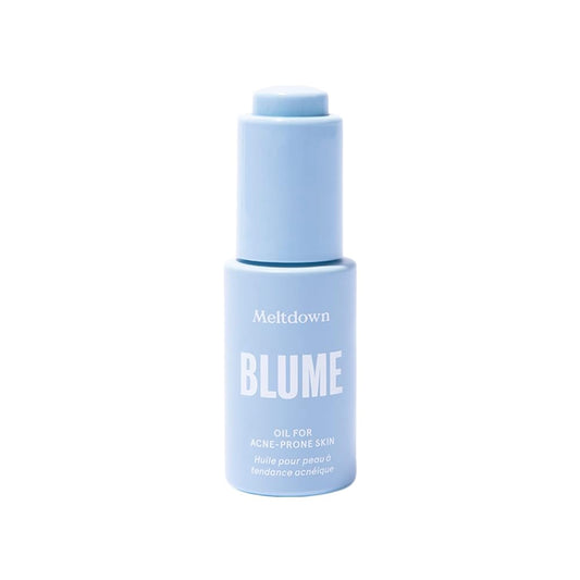 Blume Meltdown Acne Oil - Acne Treatment for Face - Facial Oil with Black Cumin + Blue Tansy + Rosehip Oil - Skin Care for Acne Prone Skin with Blue Tansy (0.5 oz)