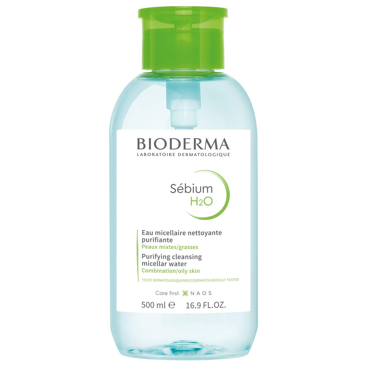 Bioderma - SŽbium H2O - Micellar Water - Facial Cleanser and Makeup Remover - Face Cleanser for Combination to Oily Skin