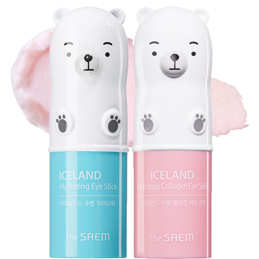The SAEM Iceland Hydrating Eye Stick + The SAEM Iceland Hydrating Collagen Eye Stick