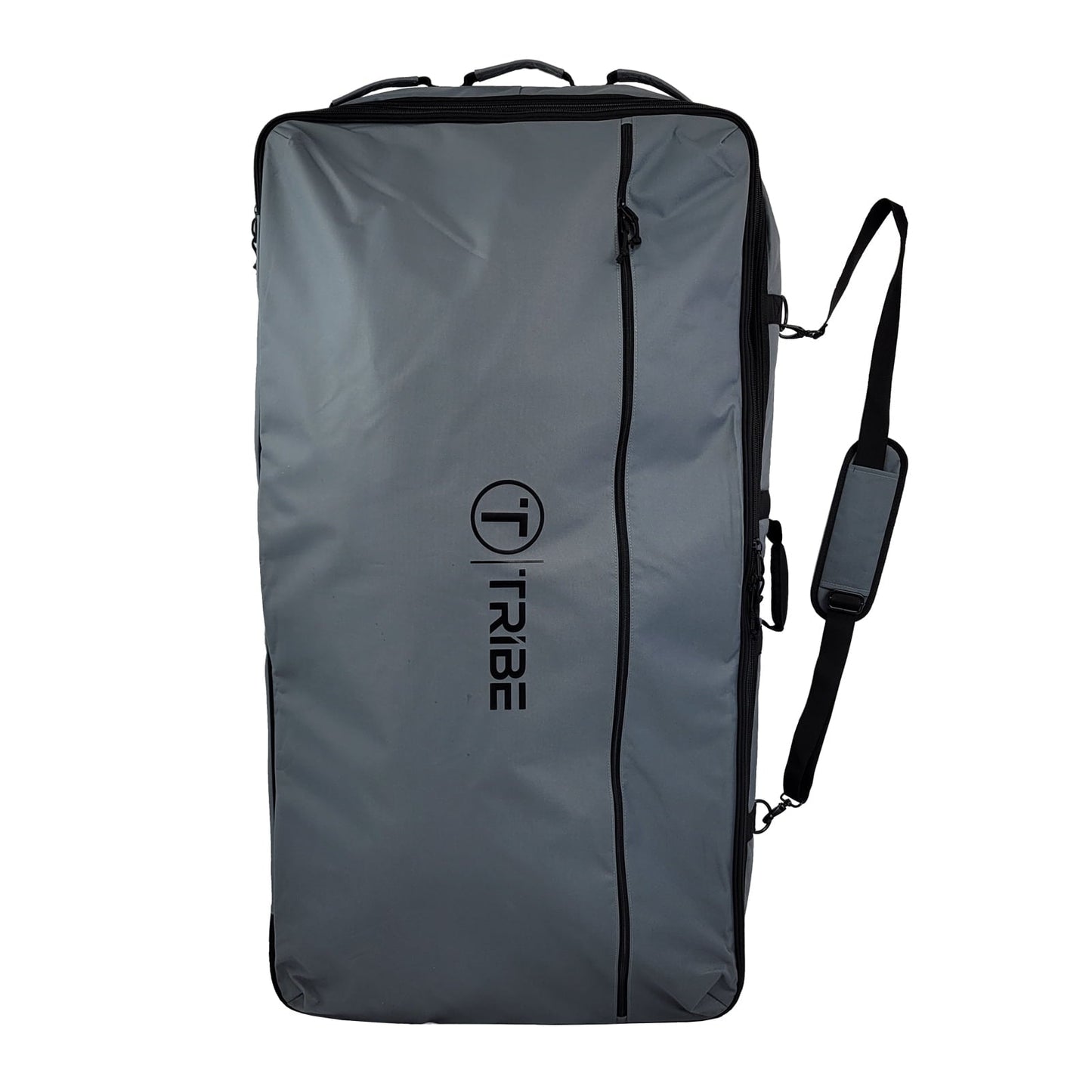 Tribe Boards Dually Rolling Bodyboard TravelBag- Gray/gray