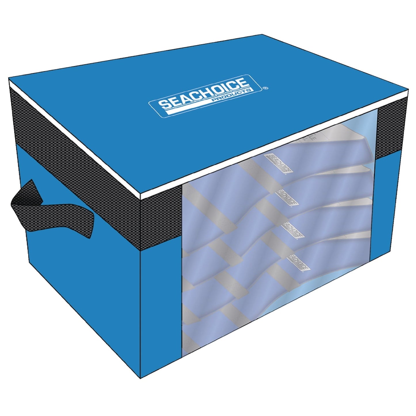 Seachoice 85518 General Purpose Life Vest 4-Pack with Bag, Blue