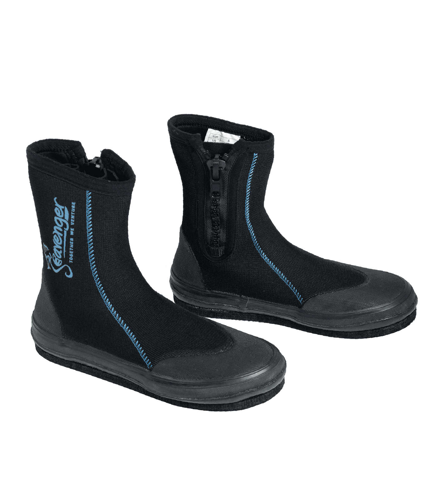 Seavenger Asteria 3mm Neoprene High Top Water Bootie (Light Blue, 4)