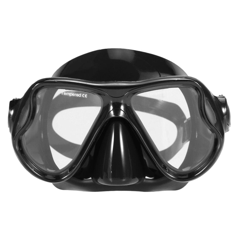 Tomshine Lixada Adults Freediving Snorkel Set -Fog Diving Snorkeling Goggles Set Swimming Tempered Glass Lens Goggles for Men Women