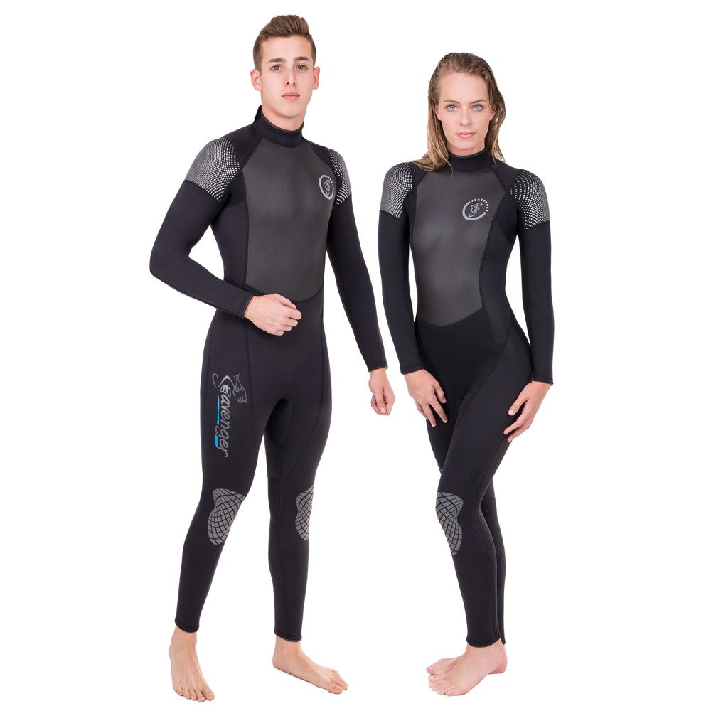 Seavenger 3Mm Neoprene Wetsuit with Stretch Panels for Snorkeling, Scuba Diving, Surfing (Teal, Women'S 3)