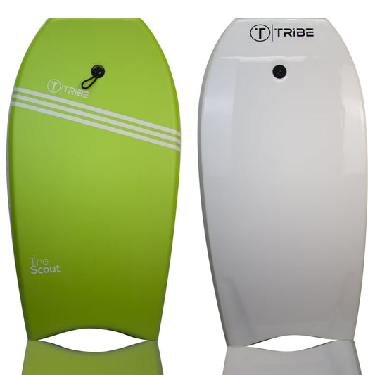 The Scout Bodyboard 42' by Tribe Boards - Apple Green / White / White
