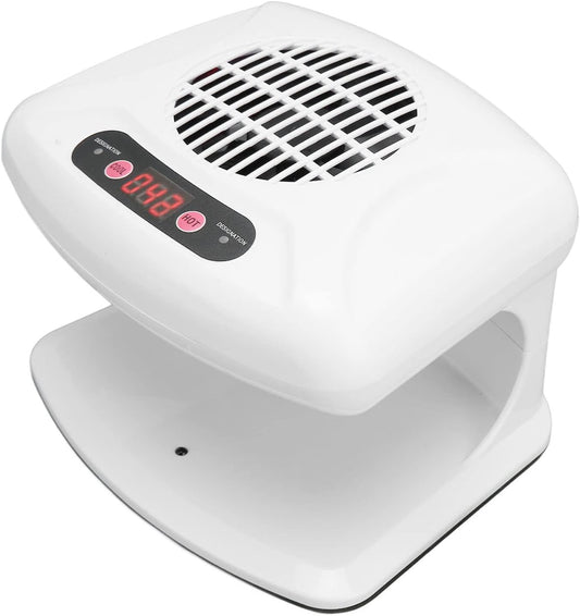 Saluaqui 300W Nail Air Dryer with Warm Cool Air Drying, Quick Dry, Automatic Sensor, Nail Drying Blower Suitable for Nail Polish, Base Coat, Top Coat, Nail UV Gel (US Plug 110V)