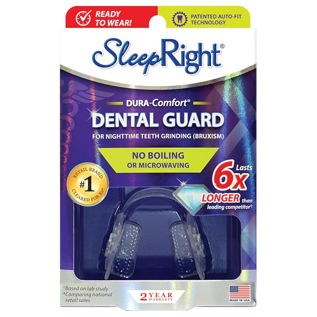 SleepRight Dura-Comfort Dental Guard Ð Mouth Guard To Prevent Teeth Grinding