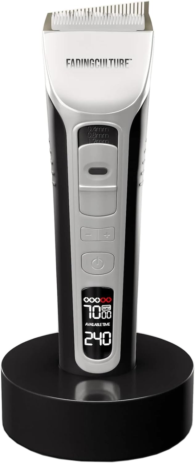 The Fadify 2.0 Cordless Hair Clipper - Instant Fade Culture - Rechargeable with LED Display
