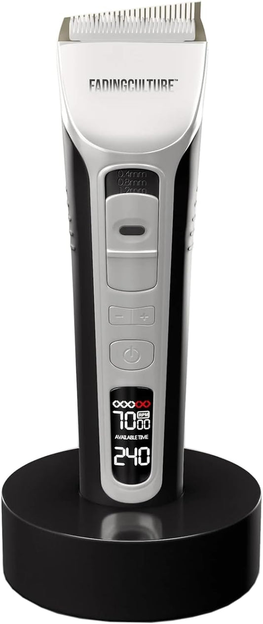 The Fadify 2.0 Cordless Hair Clipper - Instant Fade Culture - Rechargeable with LED Display