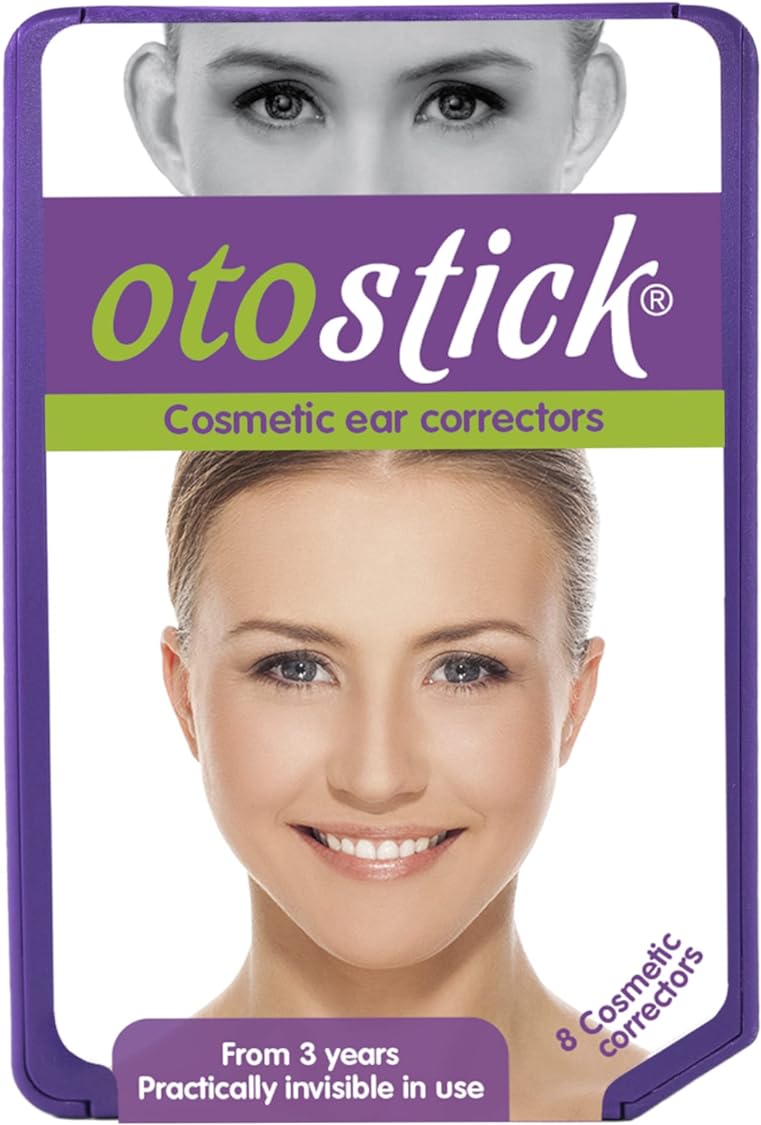 Otostick - 8 Count Cosmetic Discreet Protruding Ear Corrector - Corrective Ear Care Products for Ear Pinning without Surgery from 3 Years of Age