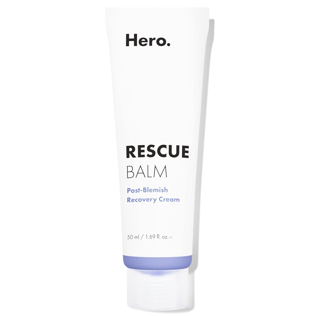 Rescue Balm Post-Blemish Recovery Cream from Hero Cosmetics - Intensive Nourishing and Calming for Dry, Red-Looking Skin After a Blemish - Dermatologist Tested and Vegan-Friendly (50 ml, 1.69 fl. oz)