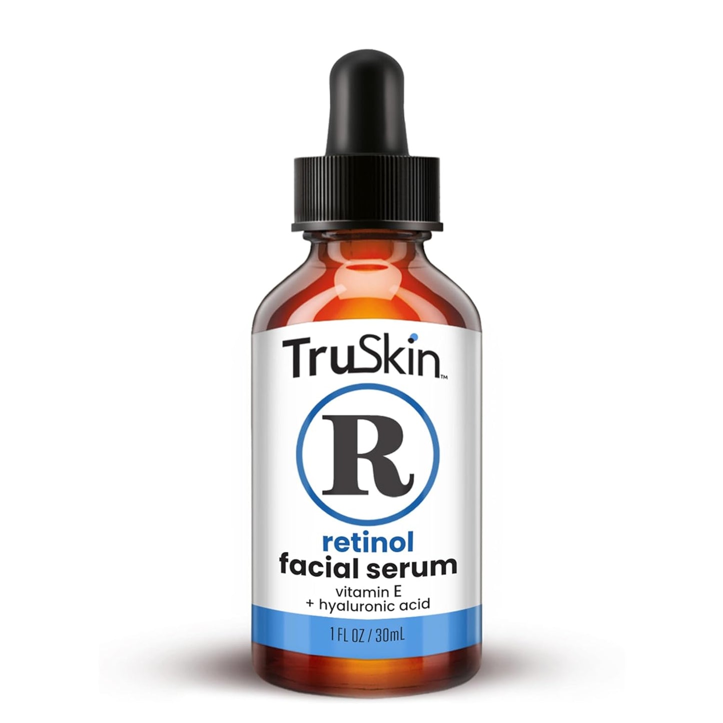 TruSkin Naturals Retinol Serum for Face Gentle Anti-Aging Serum with Retinol, Hyaluronic Acid, and Vitamin E for A More Youthful Feel Skin Care Made to Improve Fine Lines, Wrinkles 1 fl oz
