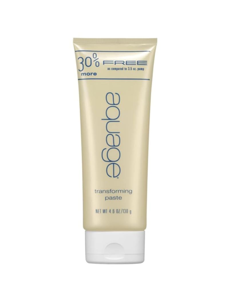 AQUAGE Transforming Paste, 4.6 Oz, Non- Greasy Formula, Creates Texture and Hold Simultaneously, Provides Long-Lasting Style Retention, Yet Maintains Flexibility