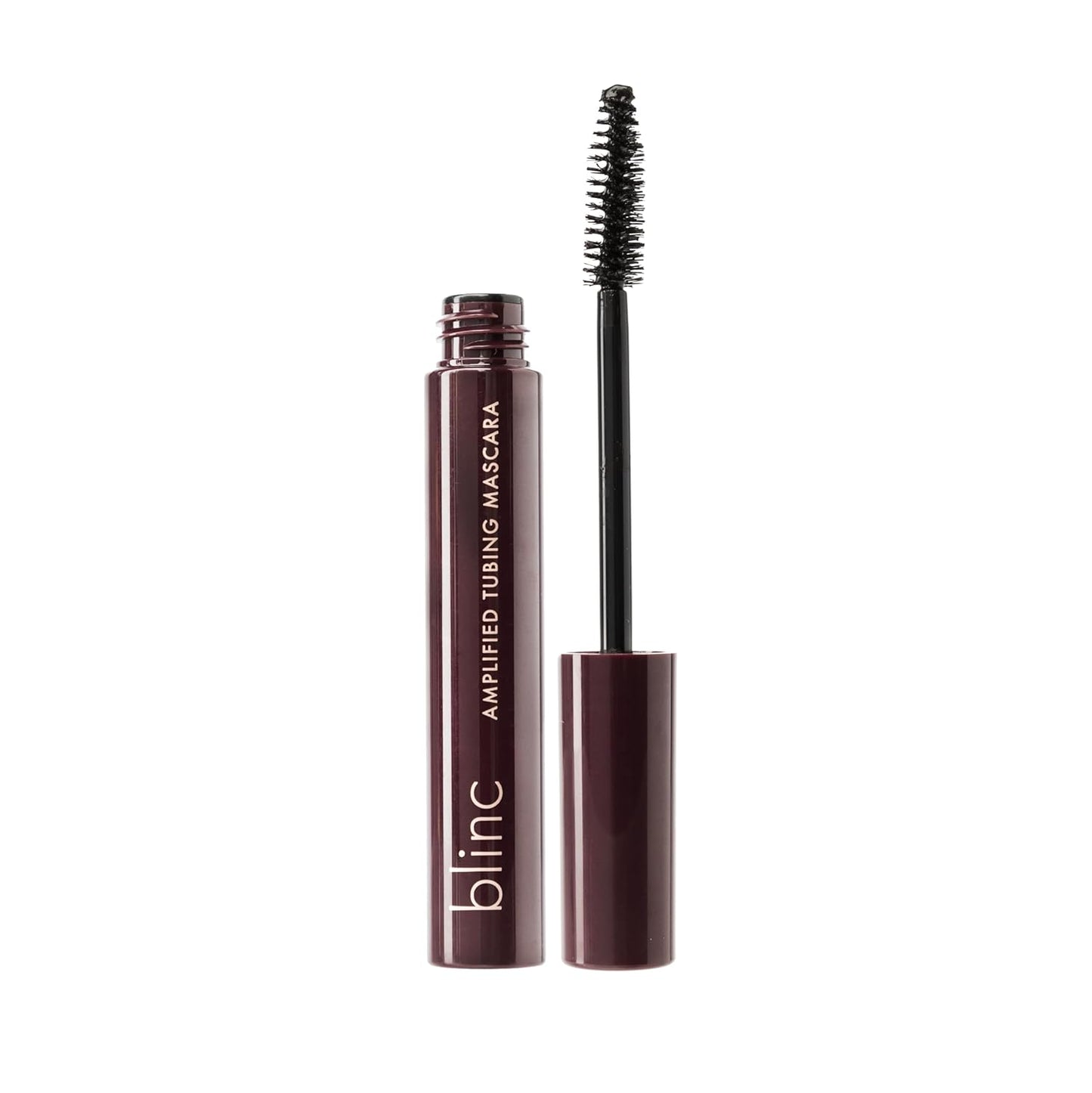 Blinc Amplified Tubing Mascara, Ultra-Longwearing Washable Mascara, Soft-Glam Volumizing, Lengthening and Defining Mascara, Gluten-Free and Cruelty-Free, Dark Brown, 9mL / 0.30 Fl. OZ