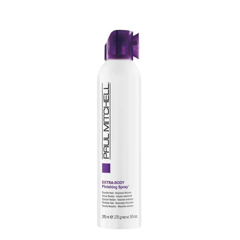 Paul Mitchell Extra-Body Finishing Spray, Flexible Hold, Maximum Volume, For Fine Hair