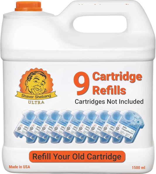Shaver Shebang refills for 9 Clean & Renew¨ cartridges