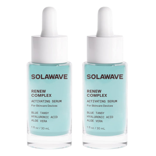 Solawave Renew Complex Serum for Face and Neck | Boost the Effects of Solawave Facial Wand | Red Light Therapy for Face and Microcurrent Facial Device for Anti-Aging and Skin Tightening
