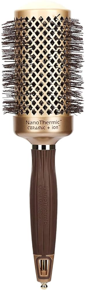 Olivia Garden NanoThermic Ceramic + Ion Round Thermal Hair Brush (not electrical)