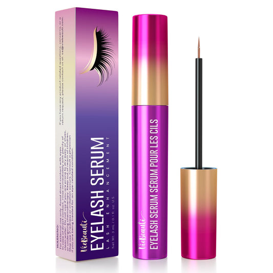 Premium Lash Serum for Eyelash Growth: Viebeauti 3ml Eyelash Serum with Advanced Formula for Longer Fuller and Thicker Luscious Lashes Gift for Women