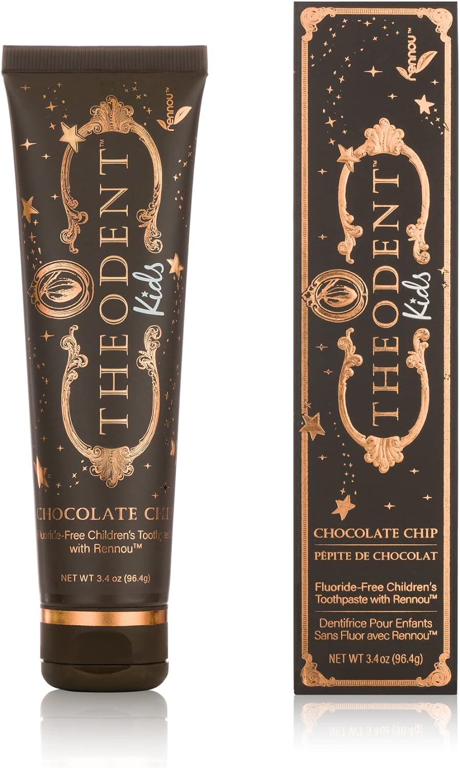 Theodent Fluoride-Free, Natural, Kids Toothpaste, Chocolate ChipÐFlavored Toothpaste (3.4 Ounces, 96.4 Grams)