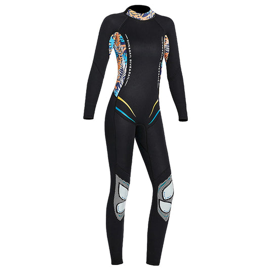 Aoanydony Female Wetsuit For Surfing And Snorkeling - Warm And Sun Proof Surfing And Snorkeling Swimsuit Thickened Thermal Jacket XS