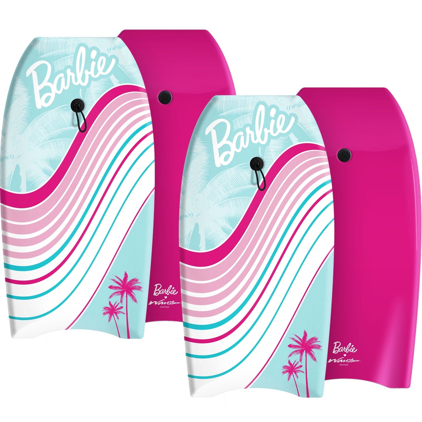 Barbie? Signature 36in Bodyboard by Wavestorm 2-Pack | Graphic Top Deck with High Density Slick Bottom | for Kids and Adults | Foam Construction | Basic Leash Included