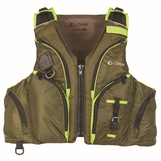Onyx Pike Paddle Sports Life Jacket L XL Green