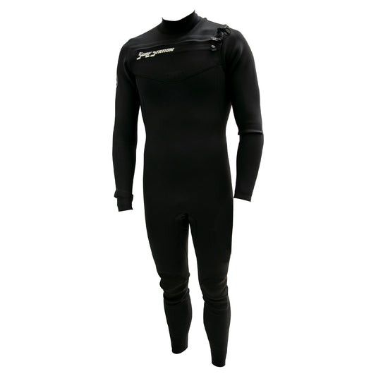 Surf Station Chest Zip 3/2 Men's L/S Full Wetsuit