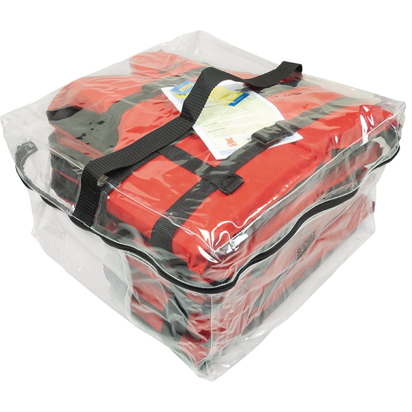 Seachoice General Purpose Life Vest, 4-Pack with Bag