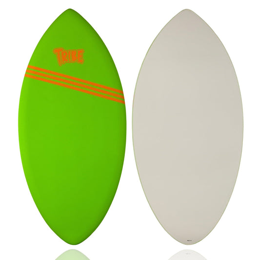 Tribe Skimboard Bodyboard by Tribe Boards 48'-Apple Green / White