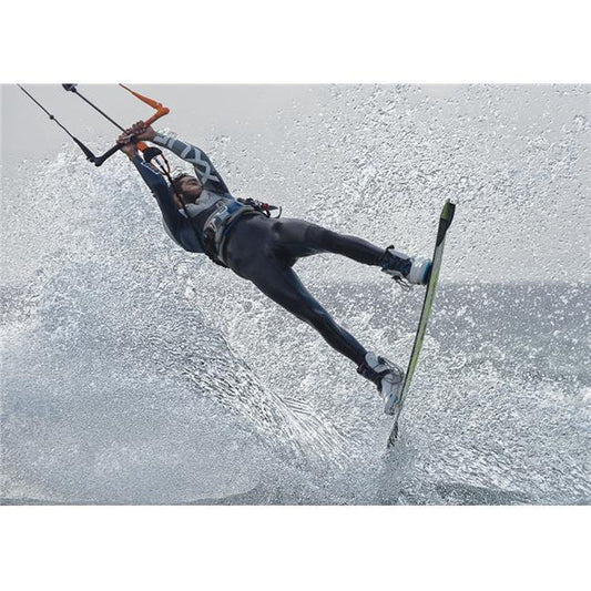 Posterazzi DPI12270840LARGE a Man Kitesurfing - Tarifa Cadiz Andalusia Spain Poster Print - 36 X 26 In. - Large