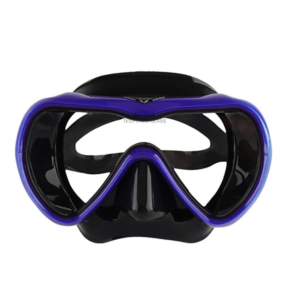 Popvcly Diving Mask Snorkeling Gear Kids Adult Snorkel Mask Dive Goggles Silicone Swim Glasses with Nose Cover for Scuba Free Diving Spearfishing Neoprene Strap Cover Impact Resistance