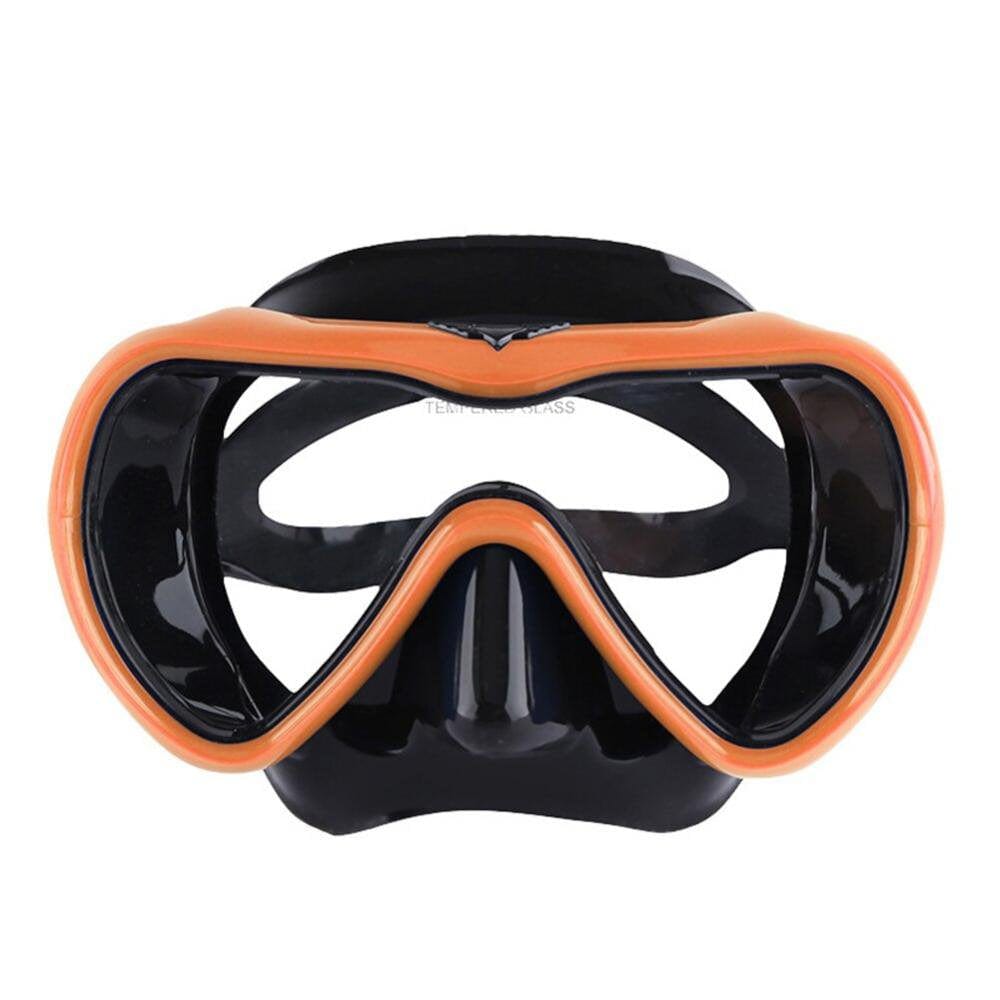 Popvcly Mask, No Fogging Snorkeling Scuba Dive Glasses, Tempered Glass Mask Goggles Snorkeling Freediving Mask Adult Anti-Fogm Panoramic