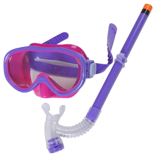 SANWOOD Snorkel Goggles Children Kids Dive Swimming Snorkel Tube Clear Vision Anti-Fog Scuba Goggles